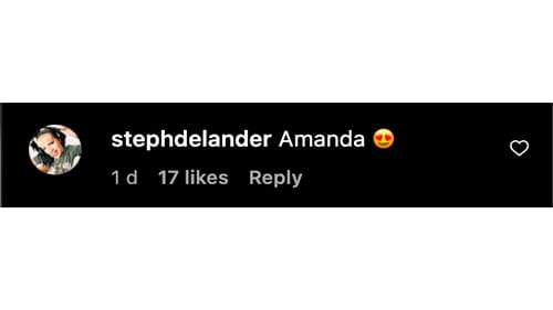 Steph De Lander's comment on Mandy's post