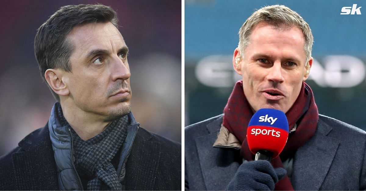 Jamie Carragher and Gary Neville clash over selection of combined XI