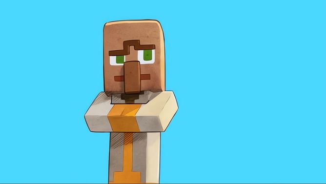 What are villagers afraid of in Minecraft?