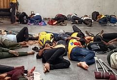 [Watch]Ardent MS Dhoni fans spend the night in Ahmedabad railway station after CSK vs GT IPL 2023 final got postponed due to rain