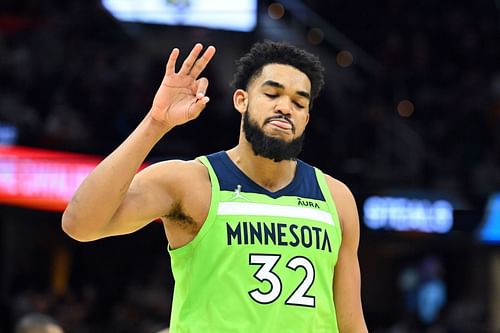 Karl-Anthony Towns of the Minnesota Timberwolves