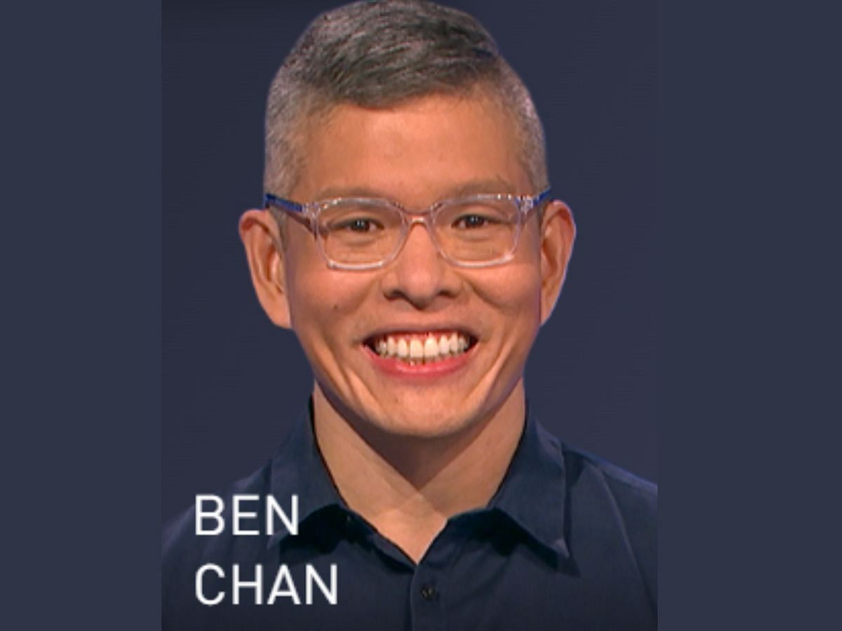 Ben Chan: Tonight&#039;s Winner (Image via jeopardy.com)