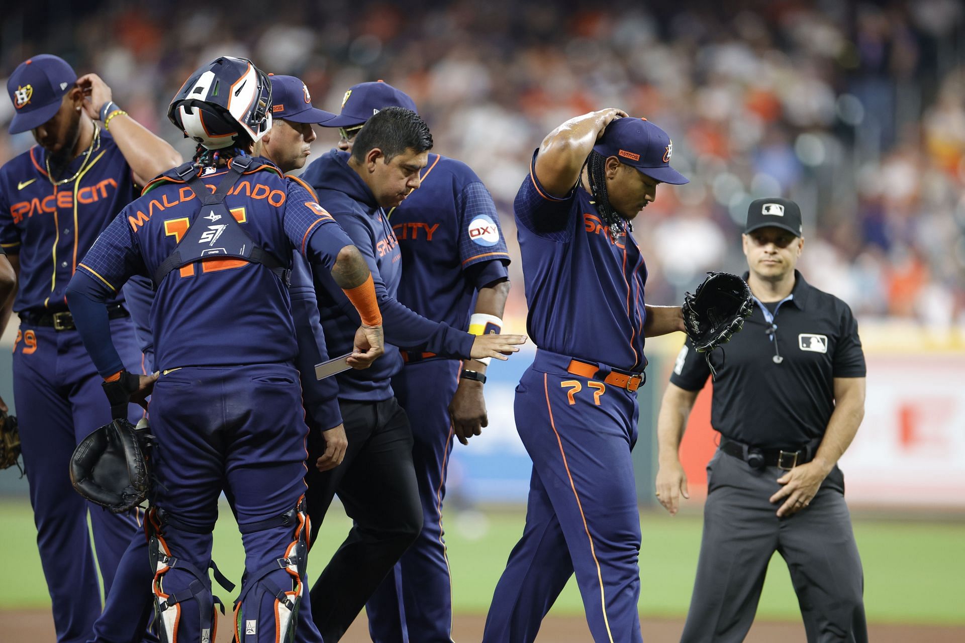 Luis Garcia strikes out 8 Yankees in Astros loss