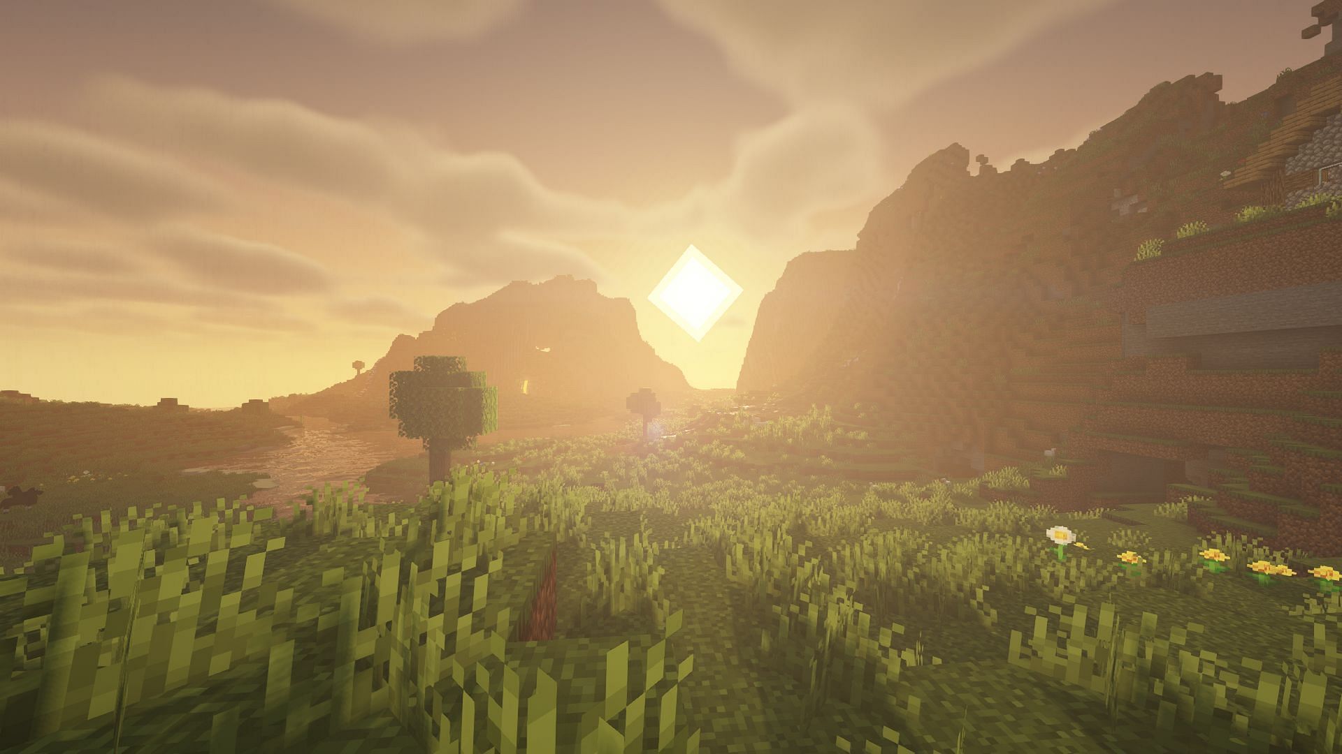 Compass&#039; main feature is that it locates the world spawn in the Overworld realm in Minecraft (Image via Mojang)