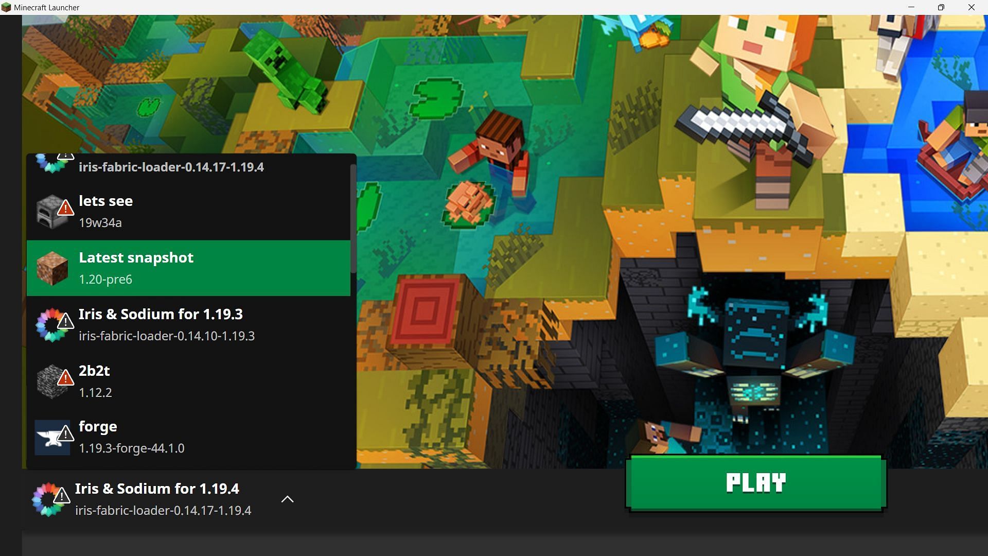 Minecraft 1.20 Trails and Tales update is currently in pre-release phase (Image via Mojang)