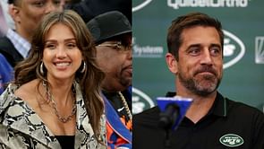 What did Aaron Rodgers say about Jessica Alba? Jets QB's latest viral comment explained