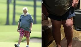 John Daly tweets about swollen knee, faces challenges at Senior PGA Championship