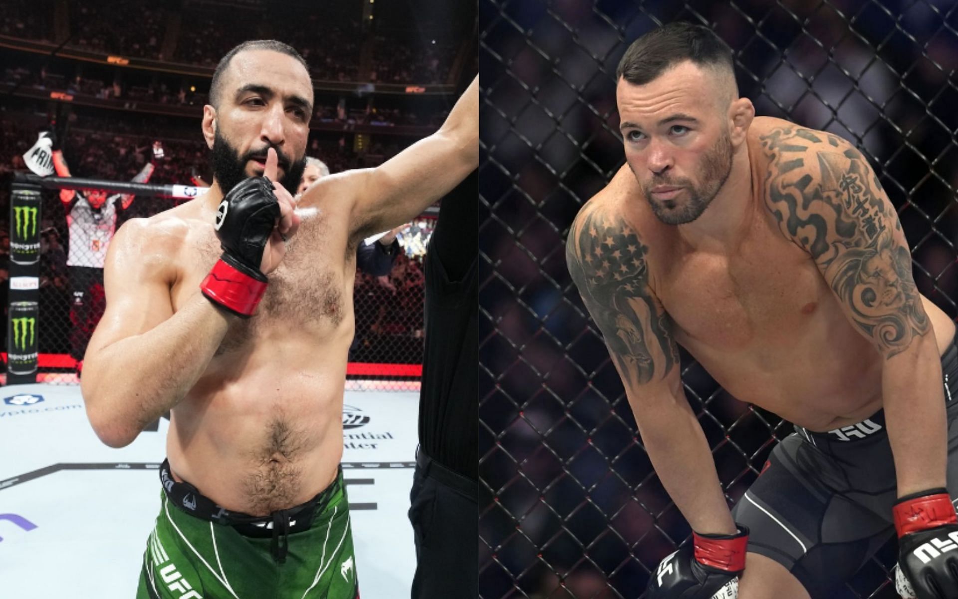 Belal Muhammad (Left) and Colby Covington (Right) [Images via: @ufc on Instagram]