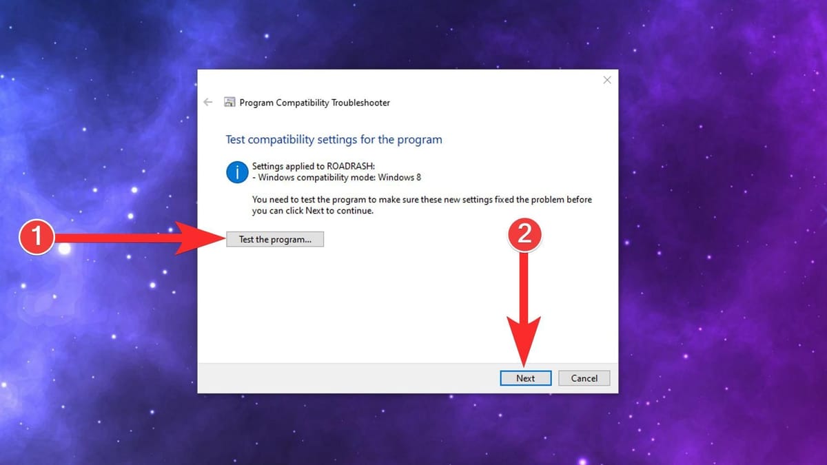 How to run older software in compatibility mode in Windows