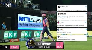 "Buttler carried RR last season, now RR carrying Buttler this season" - Fans erupt as Jos Buttler scores 8 off 6 balls vs GT in IPL 2023