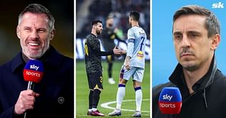 "It is like Messi and Ronaldo isn't it in terms of that goal-a-game?” – Jamie Carragher and Gary Neville pick Premier League player of the season
