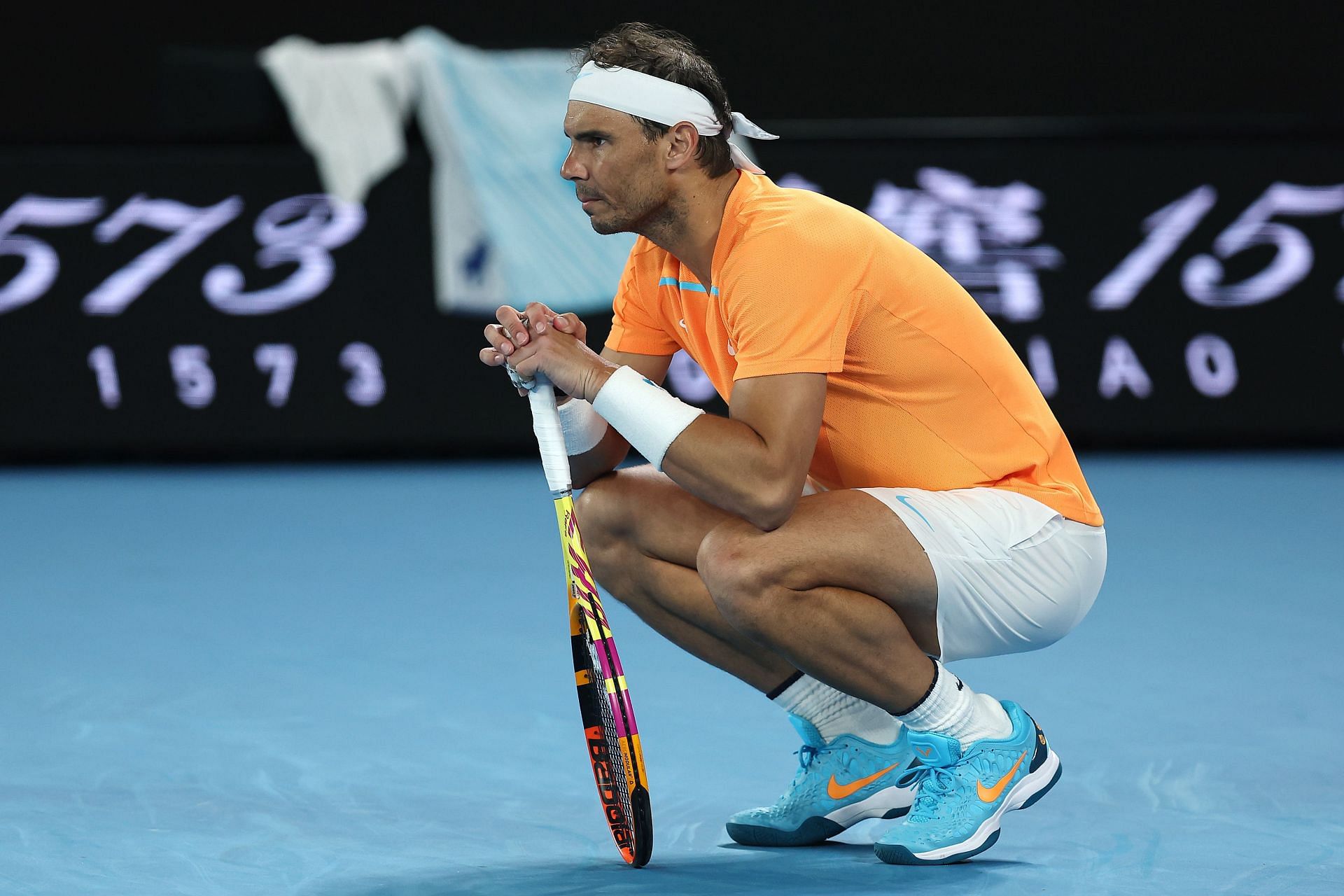 Rafael Nadal at the 2023 Australian Open.