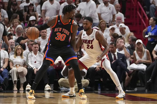 "Maybe they want it more" - Julius Randle blasts the Knicks for their effort against the Heat in Game 4