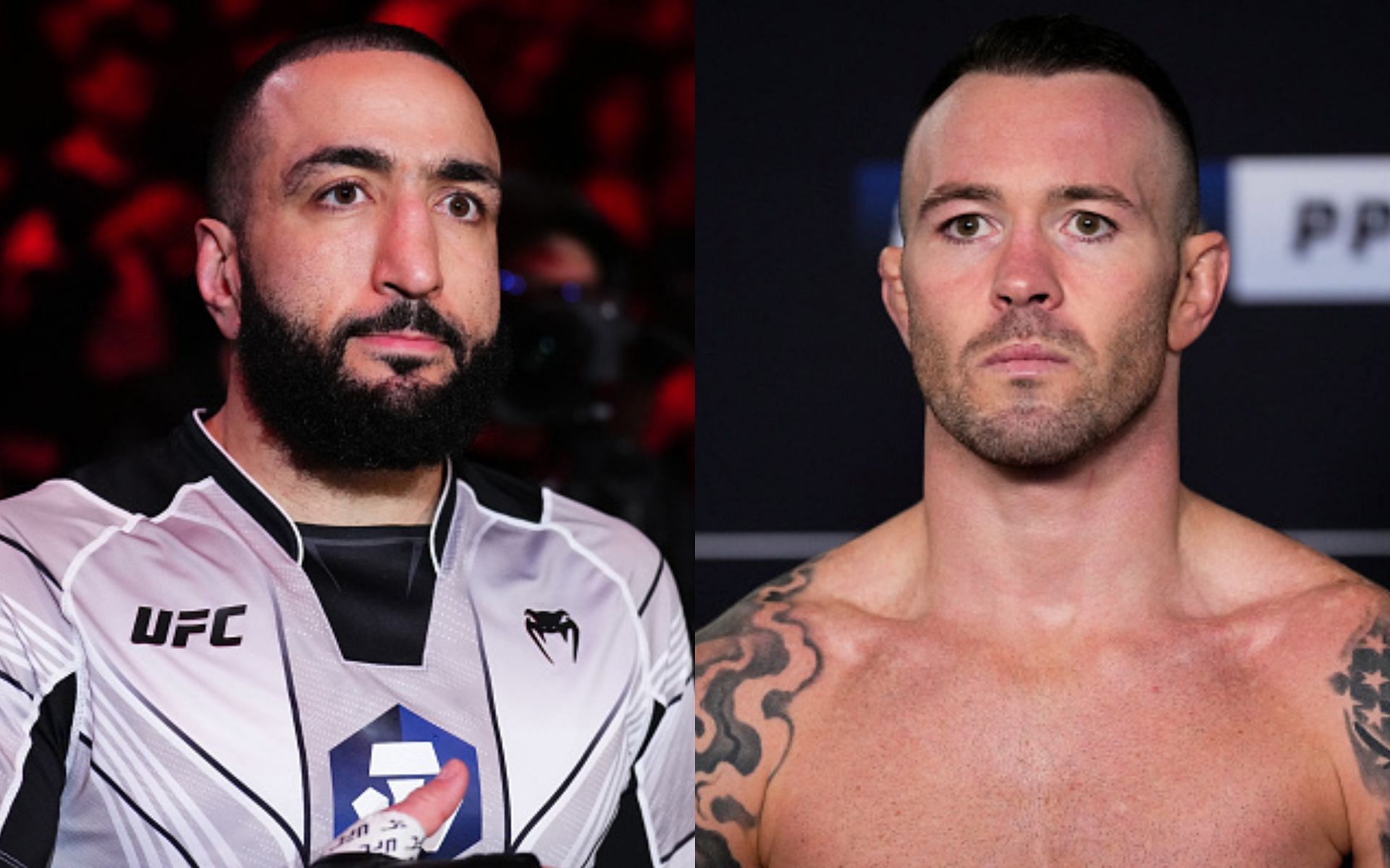 Belal Muhammad (left), Colby Covington (right)