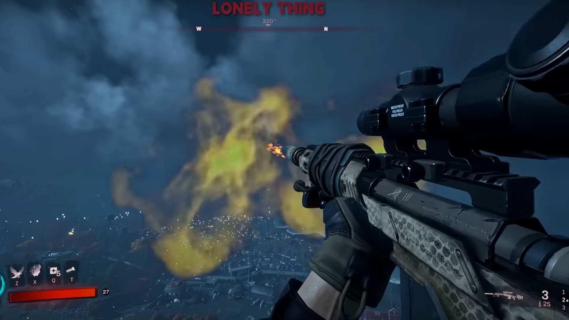 Lonely Thing Sniper Rifle (Image via Arkane Studios)