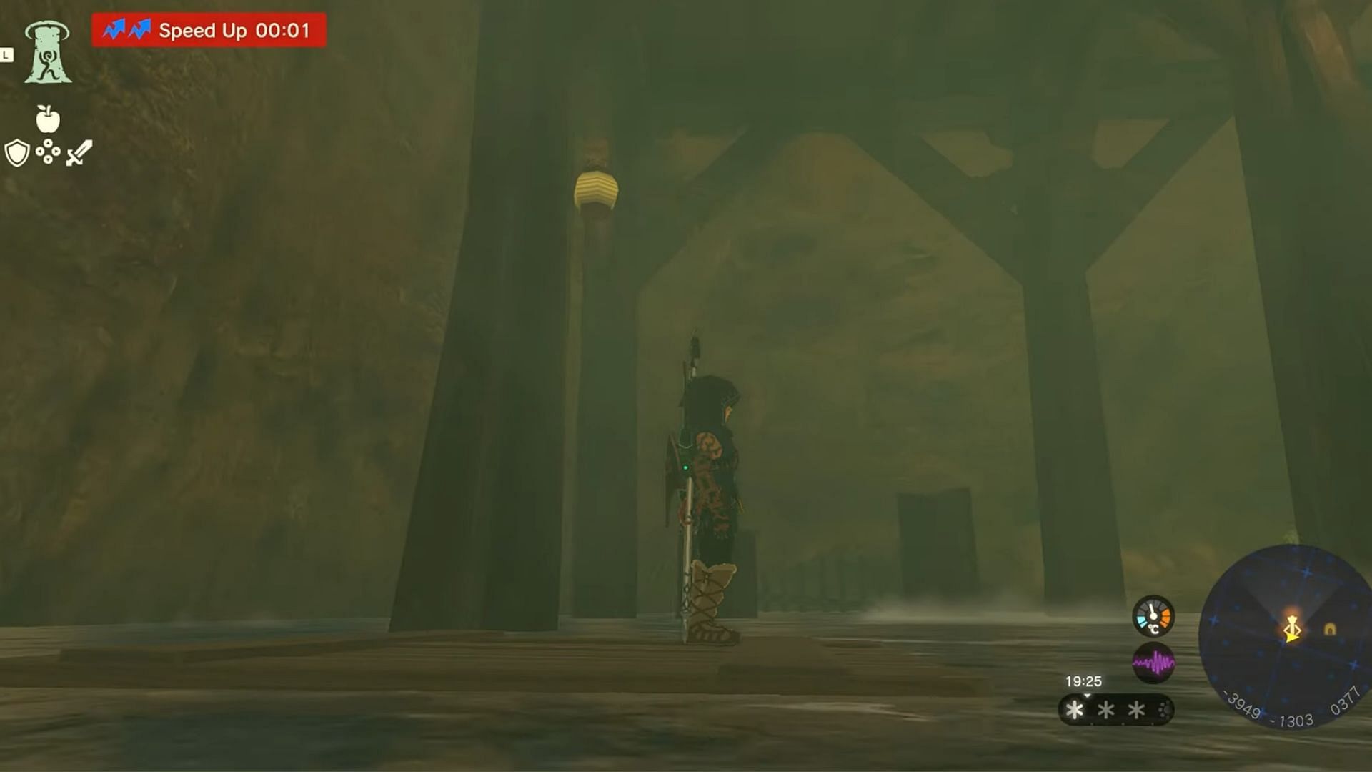 Use Ascend when you get under this platform (Image via Nintendo)