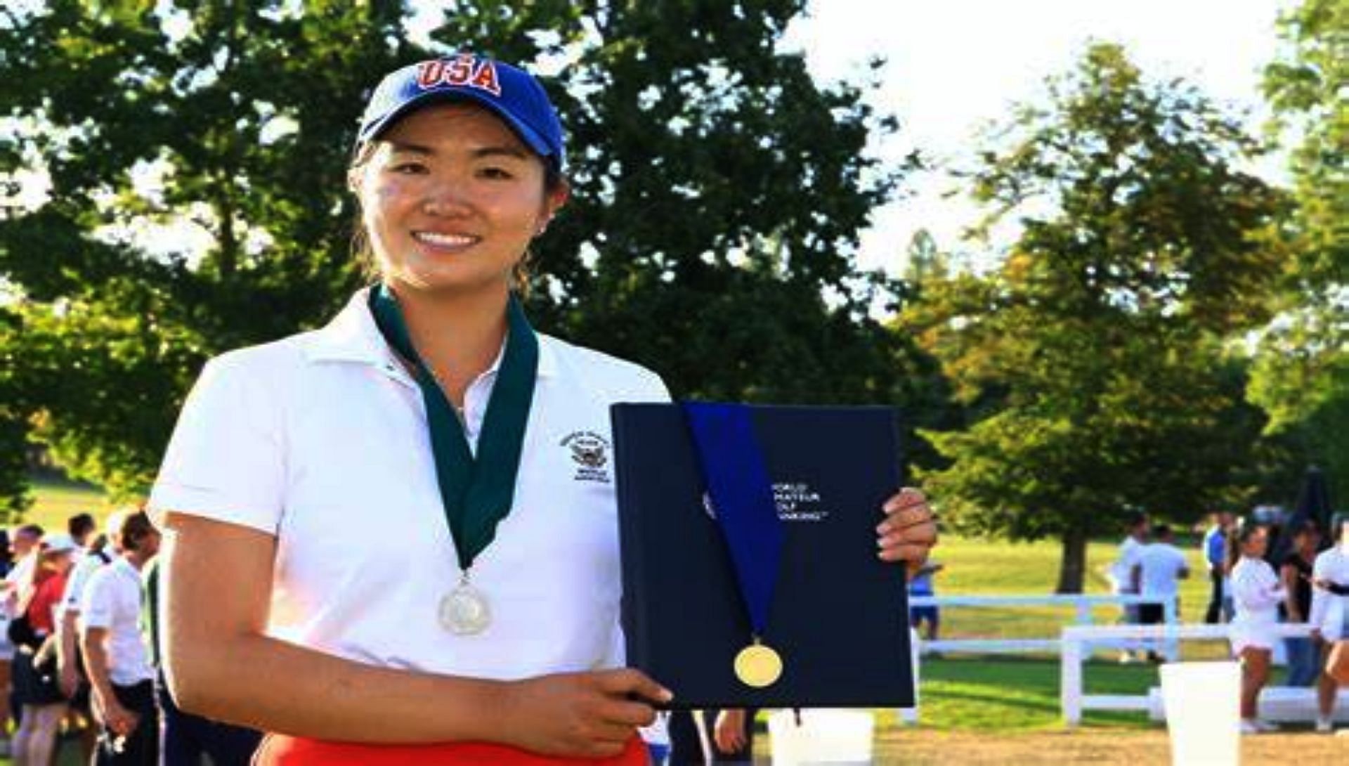 Rose Zhang is a three-time recipient of the McCormack Medal to the world&#039;s top amateur (Image via Instagram rosezhang).
