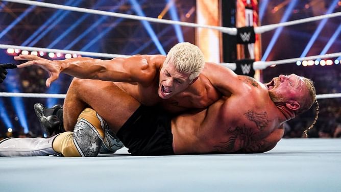 WWE Night of Champions 2023 में Cody Rhodes को घातक स्थिति में हराने के बाद Brock Lesnar की पहली प्रतिक्रिया सामने आई