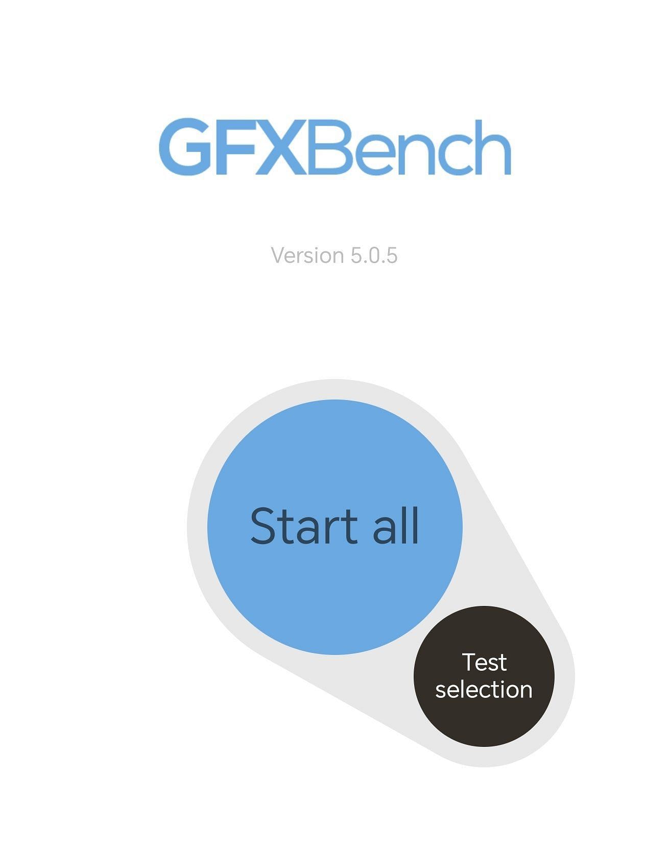 GFXbench is a graphics-focused benchmark app (Image via GFXBench)