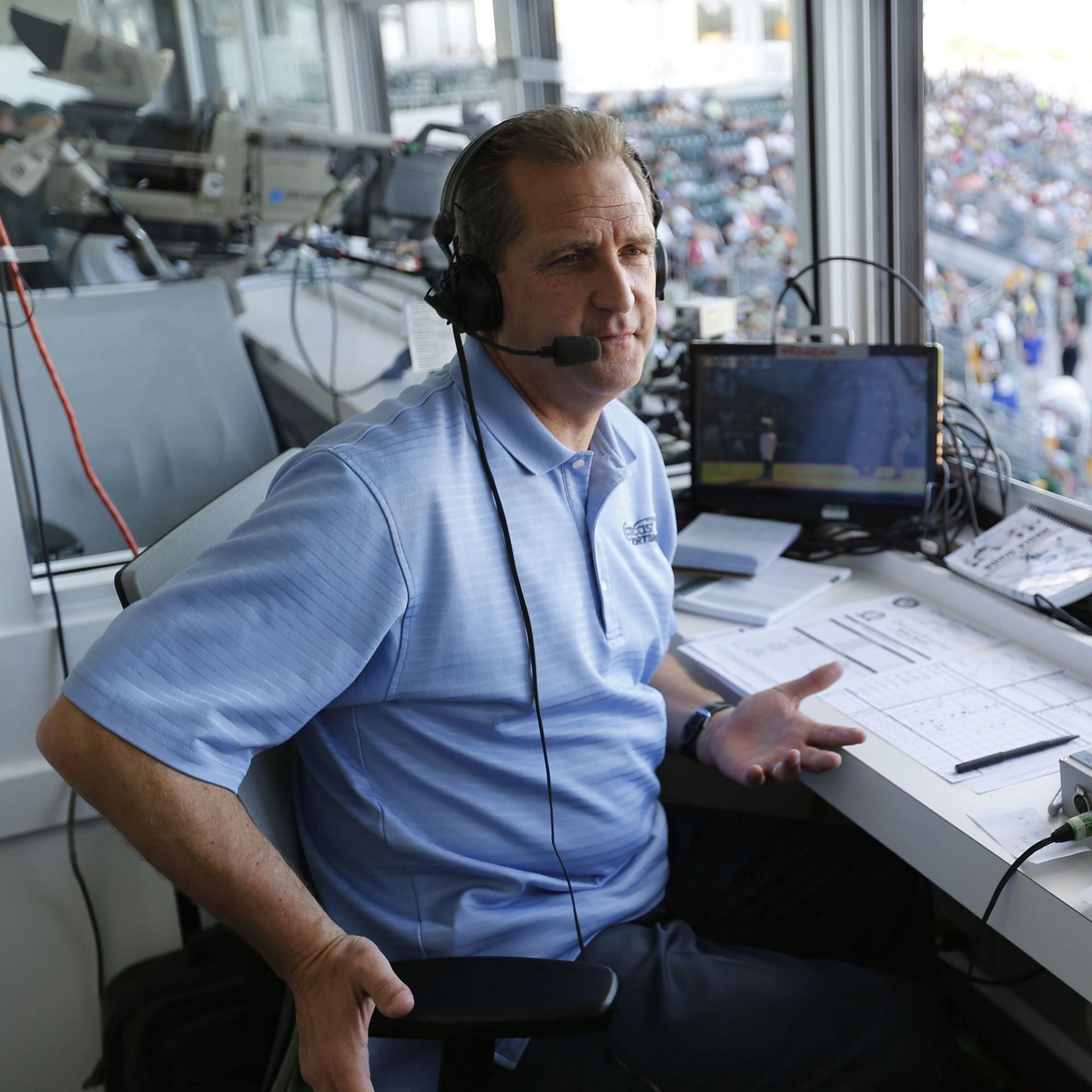 Oakland Athletics play-to-play announcer Glen Kuiper (Source: CNN)