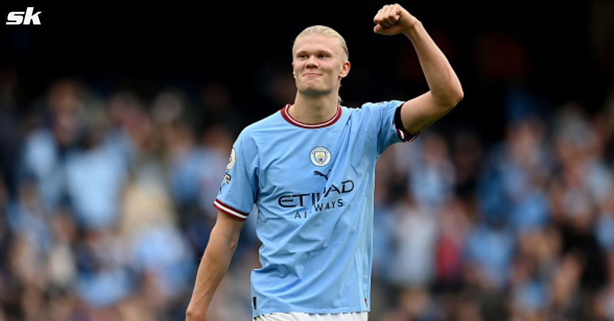 Erling Haaland has expressed his joy at Manchester City being crowned the Premier League champions.