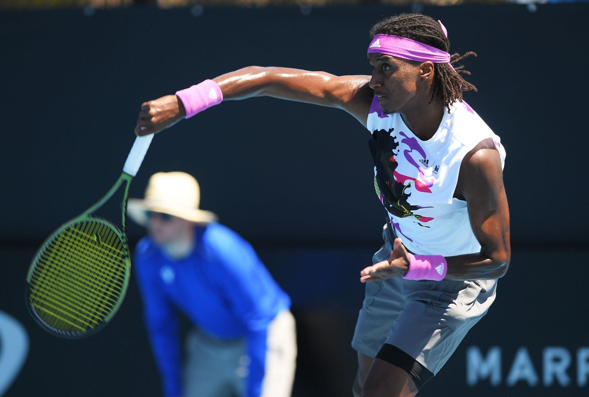 Mikael Ymer at the 2023 Adelaide International 2.