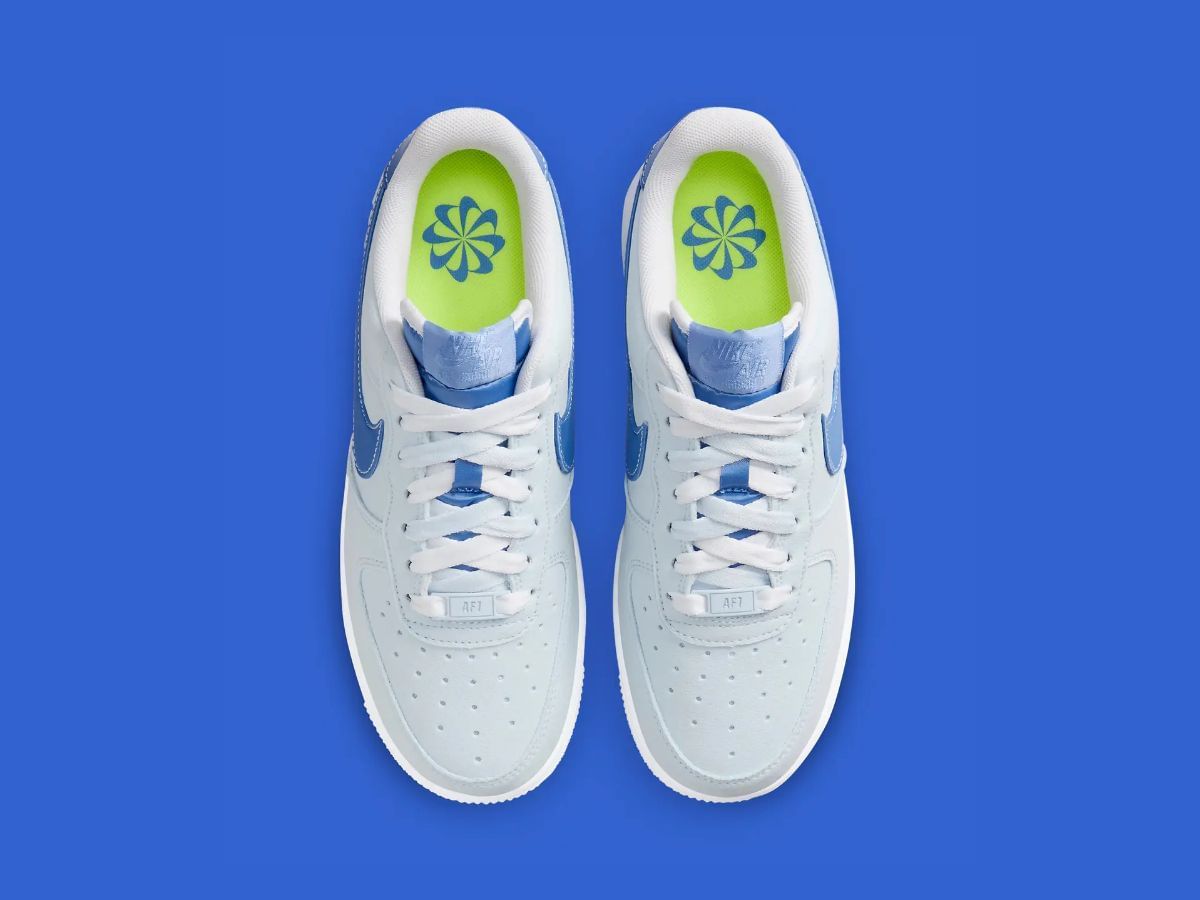 light blue suede nike air force 1