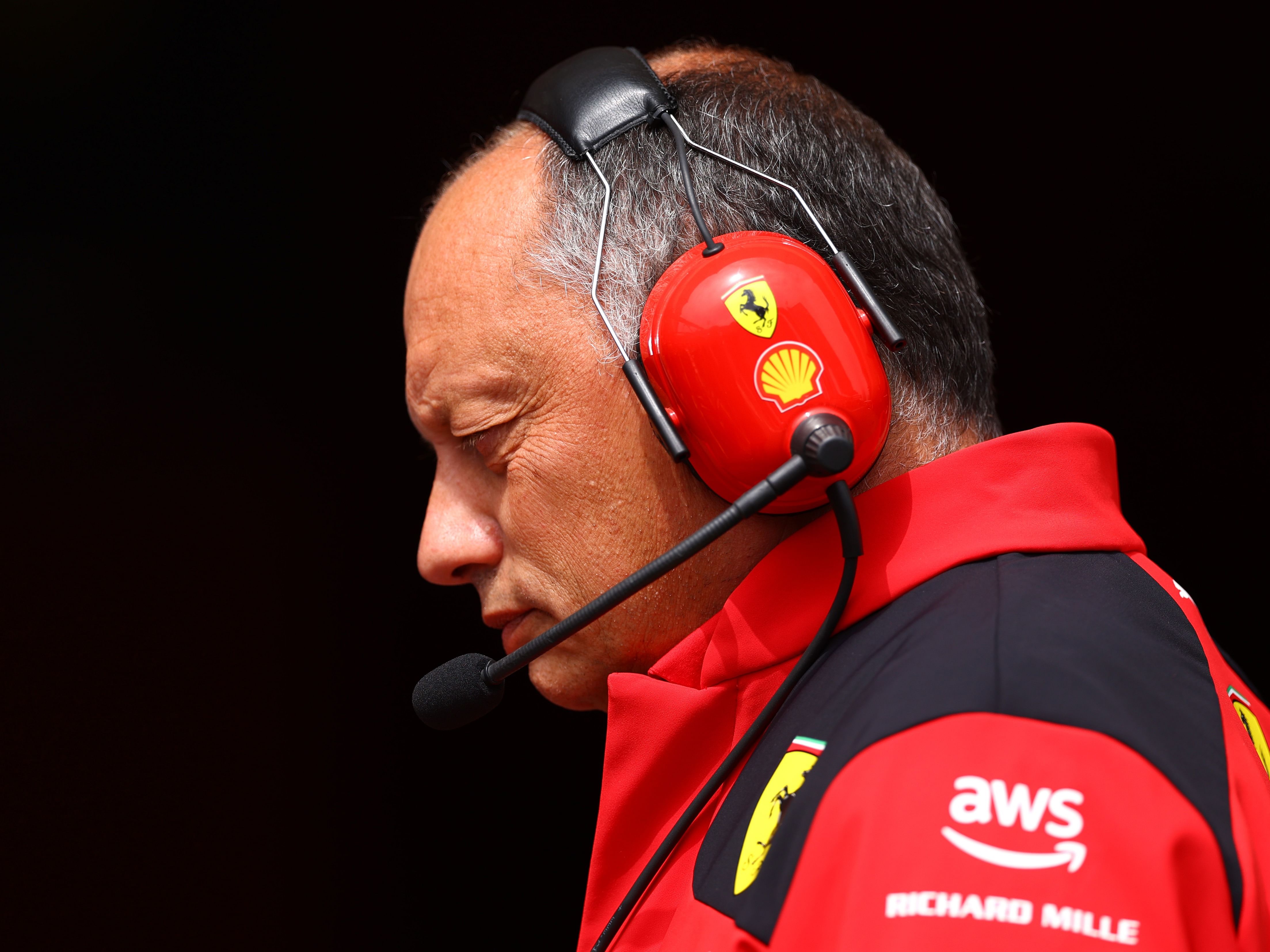 Ferrari Team Principal Frederic Vasseur during practice ahead of the 2023 F1 Azerbaijan Grand Prix. (Photo by Alex Pantling/Getty Images)