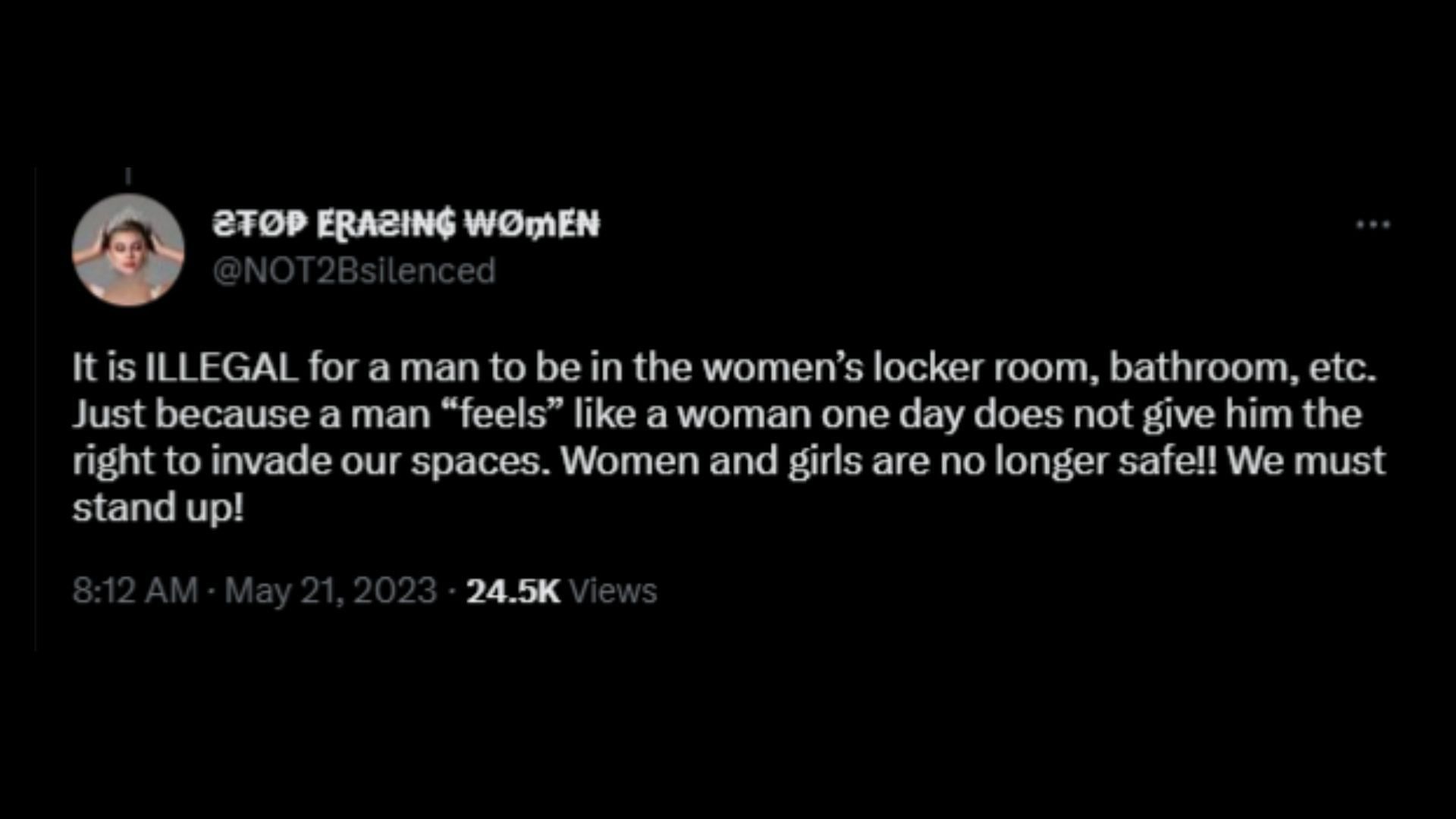 Screenshot of a Twitter user reacting on Miles&#039; lawsuit against Manhattan-based yoga studio. (Image via @AmiriKing/Twitter)