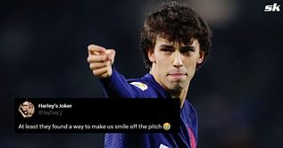 "At least they found a way to make us smile off the pitch" - Fans react as Chelsea star Joao Felix hilariously fails to pronounce video game slogan