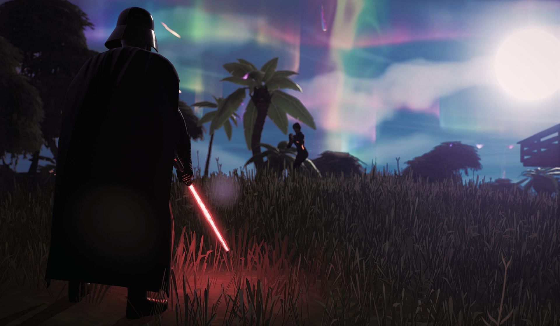Darth Vader NPC Boss is back with vengeance in Fortnite Chapter 4 Season 2 (Image via Twitter/XxDeplexerxX)