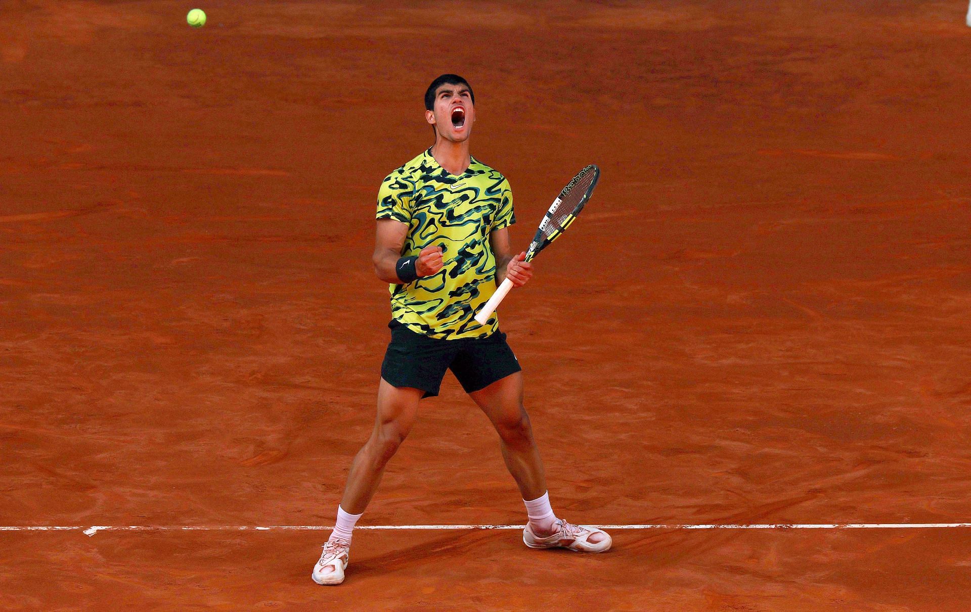 Carlos Alcaraz at the Mutua Madrid Open
