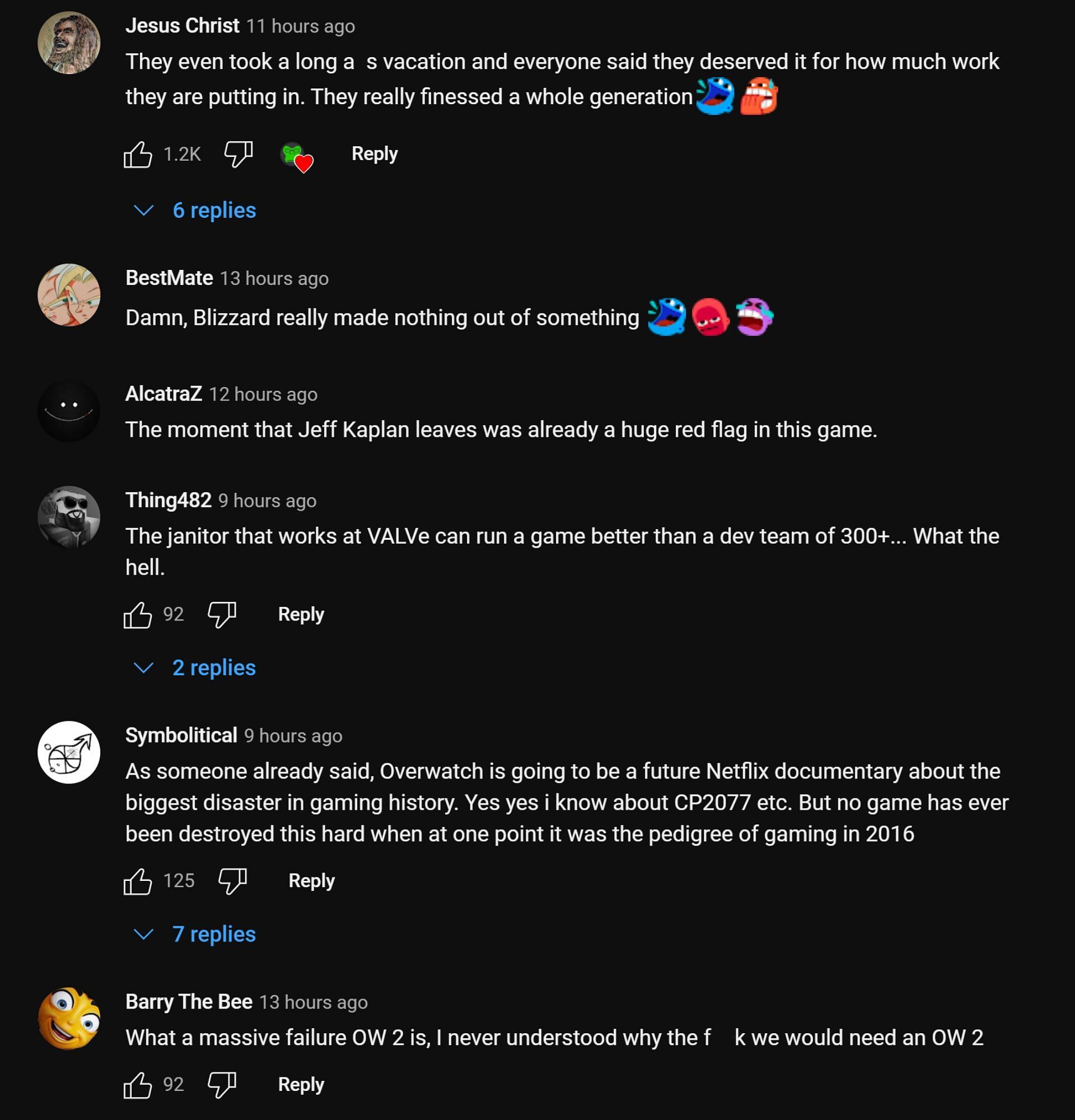 Fans in the YouTube comments section reacting to the streamer&#039;s clip (Image via xQc Clips/YouTube)