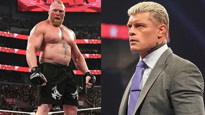 4 तरीके जिनसे WWE Night of Champions में Brock Lesnar vs Cody Rhodes मैच का अंत हो सकता है