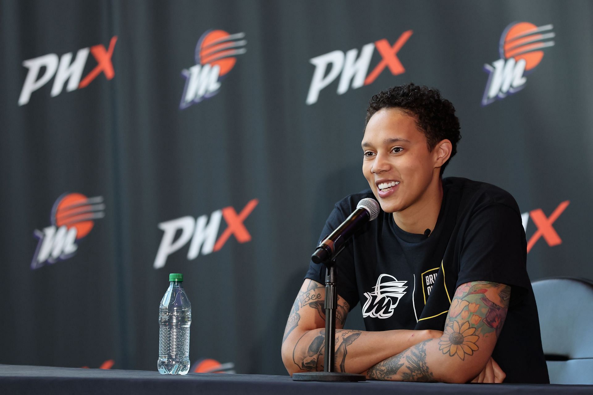 Phoenix Mercury Press Conference And Mural Unveiling With Brittney Griner