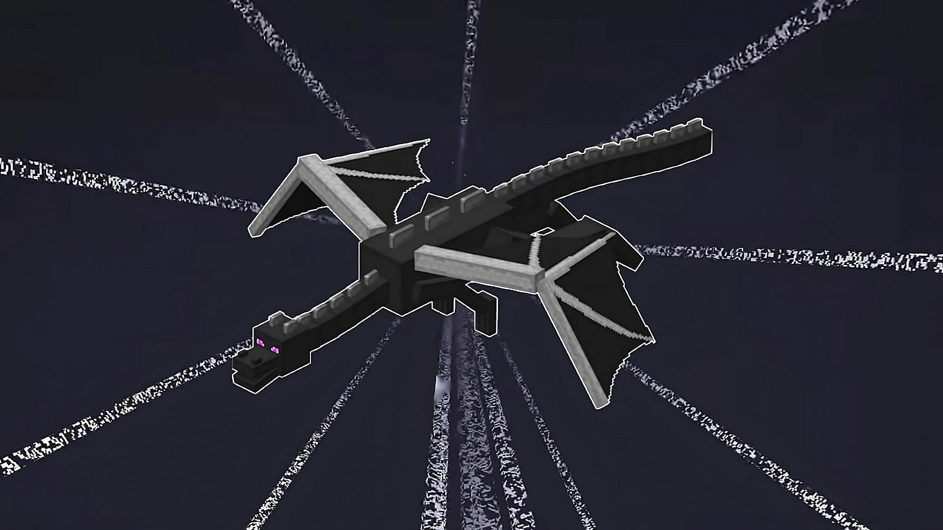 Minecraft players have devised plenty of ways to defeat the Ender Dragon that are quite unorthodox (Image via Mojang)