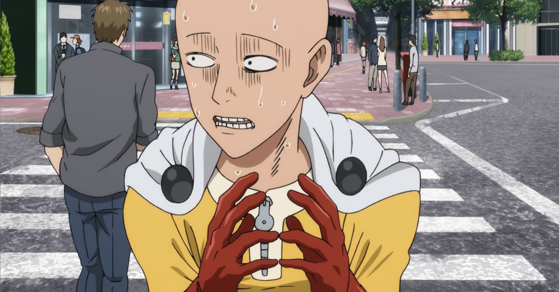 Saitama as seen in the One Punch Man anime (Image via Madhouse)