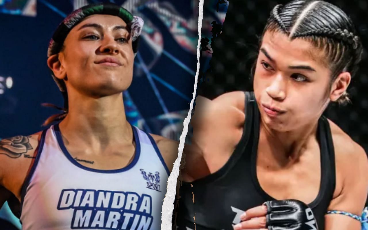 Diandra Martin (L) wants to showcase her talents against Jackie Buntan (R). | [Photo: ONE Championship]