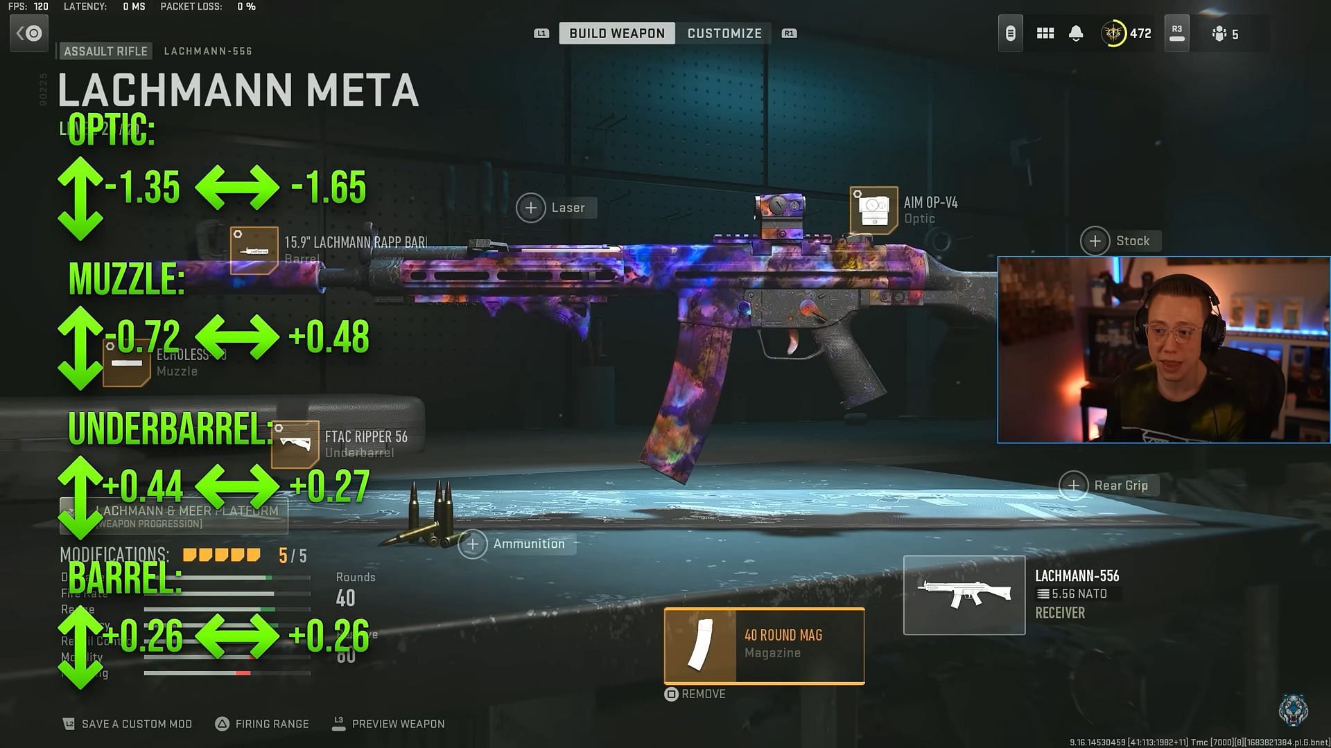 Tuning for Lachmann-556 meta loadout (Image via Activision and YouTube/WhosImmortal)