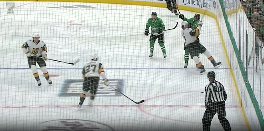 Sportsnet on X: Jamie Benn has been given a 5 minute major for his cross  check on Mark Stone.  / X