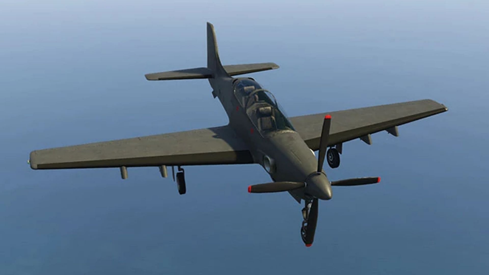 There genuinely isn&#039;t much else faster than this plane (Image via Rockstar Games)
