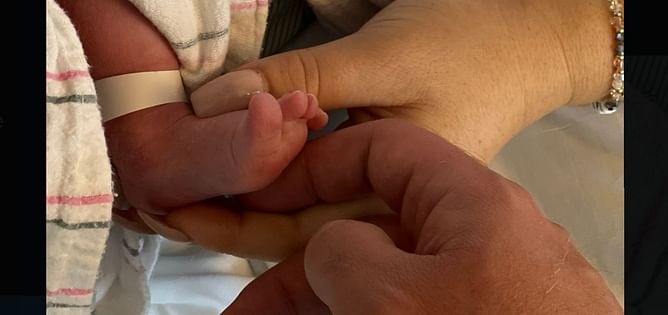 PHOTO: 36-year-old WWE star welcomes baby girl into the world