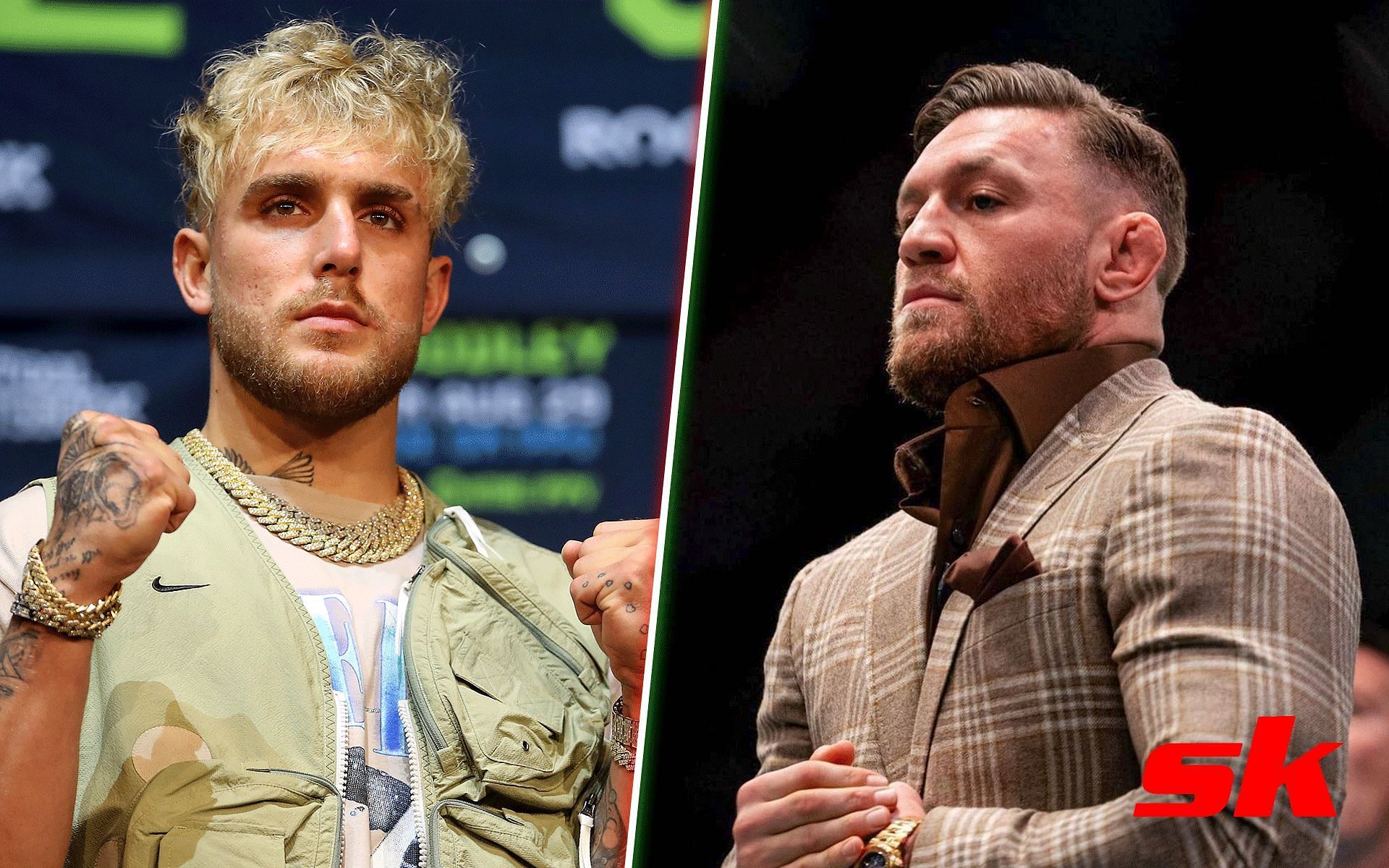 Jake Paul (left) and Conor McGregor (right). [Images courtesy: left image from Getty and right image from Instagram @thenotoriousmma]