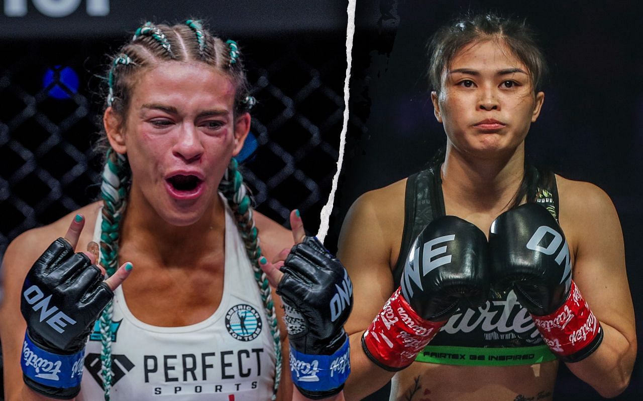 Alyse Anderson (left) and Stamp Fairtex (right).