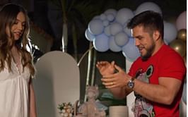 Watch: Henry Cejudo's spectacular gender reveal for baby no. 2