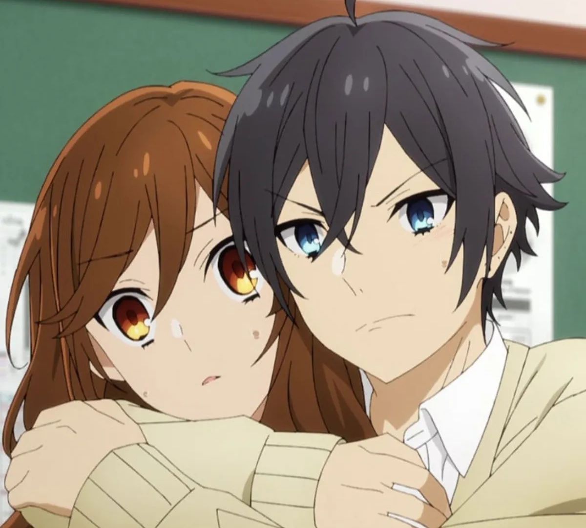 Kyouko Hori and Izumi Miyamura as seen in the anime (Image via CloverWorks)