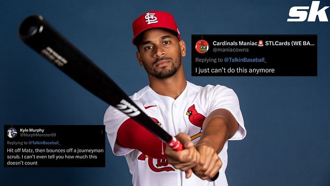 St. Louis Cardinals fans annoyed after ball bounces off Oscar Mercado's glove for a home run: "I just can't do this anymore"