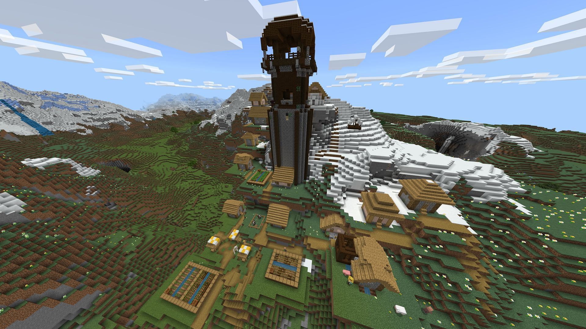 This seed should be a thrill for action lovers (Image via Mojang)