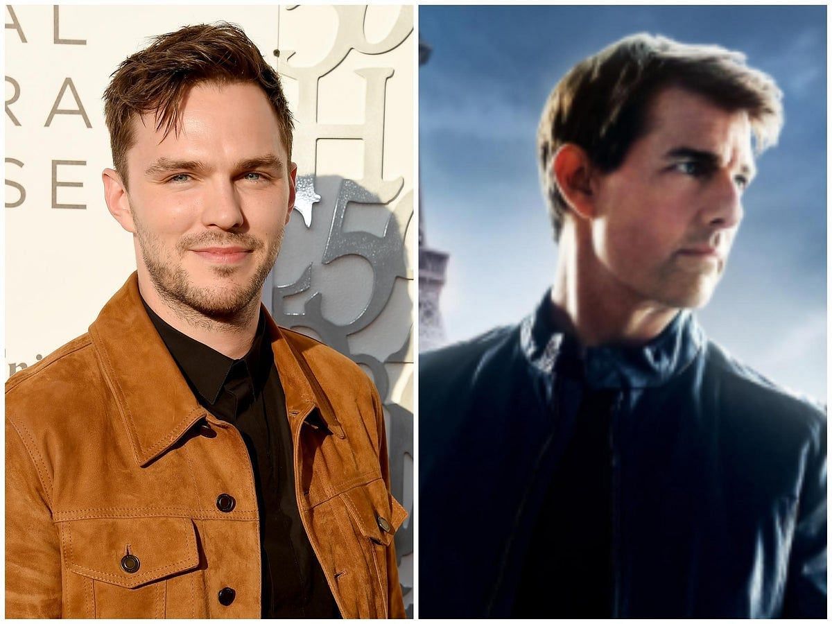 Nicholas Hoult and Tom Cruise (Image via Getty/Paramount)