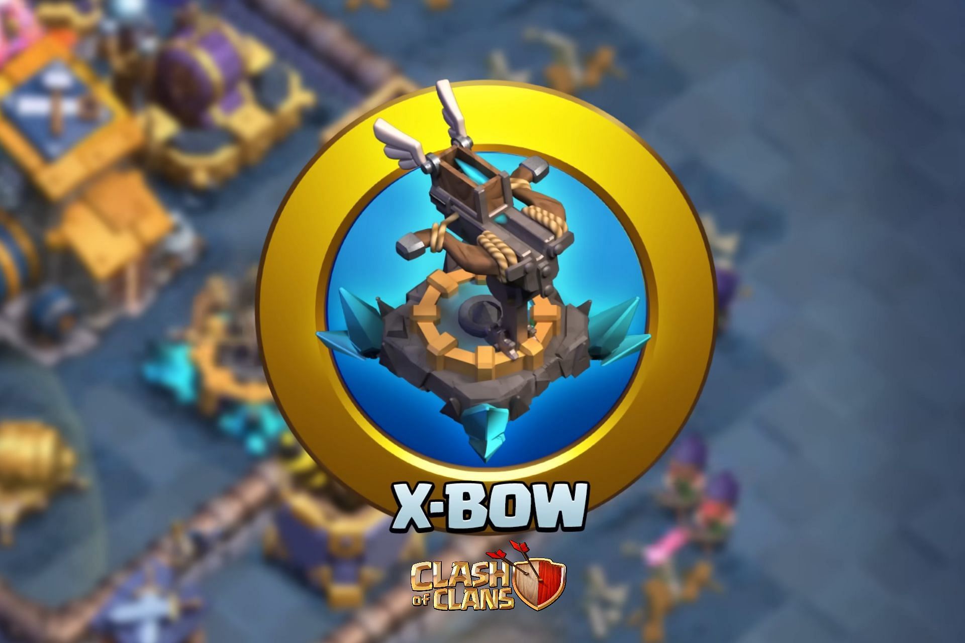 Builder Hall 10 X-Bow in Clash of Clans (Image via Supercell)